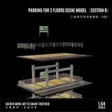  Hộp trưng bày mô phỏng hầm - bãi đỗ xe 3 tầng tỉ lệ 1:64 30 x 30 x 14.5cm MoreArt MO921002 