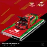  Mô hình xe Nissan GT-R R34 Macron Coating Simulation tỉ lệ 1:64 Time micro TM646310 