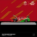  Mô hình xe Nissan GT-R R34 Macron Coating Simulation tỉ lệ 1:64 Time micro TM646310 