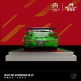 Mô hình xe Nissan GT-R R34 Macron Coating Simulation tỉ lệ 1:64 Time micro TM646310 