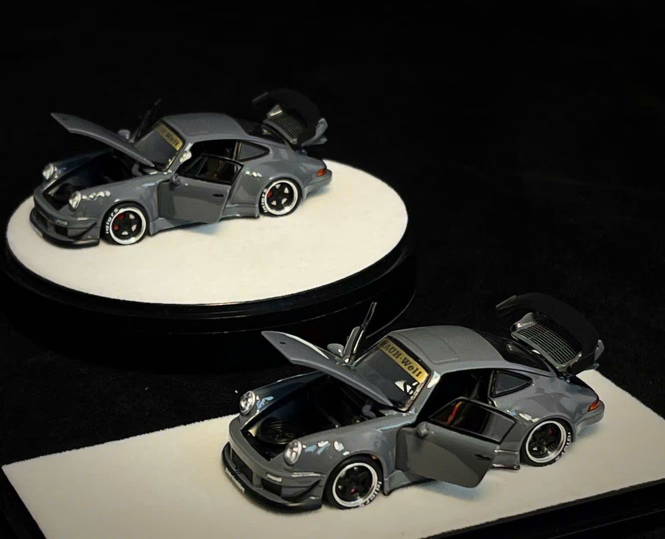  Mô hình xe Porsche RWB930 Cement Dust tỉ lệ 1:64 PGM-640208 