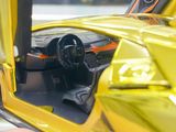  Mô hình xe Lamborghini Revuelto chrome color đánh lái được - full open - có đèn - âm thanh tỉ lệ 1:24 Alloy model OT24063 