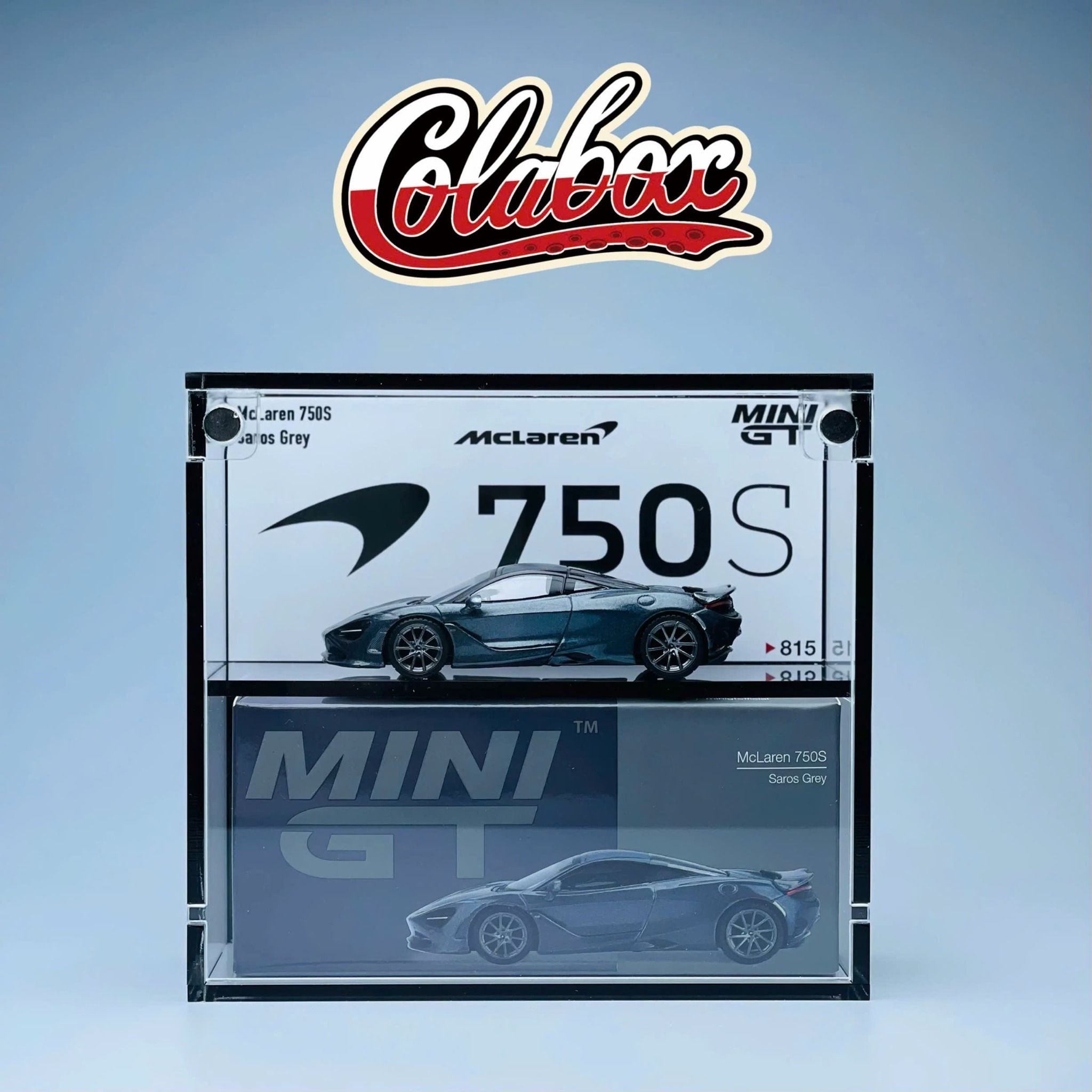  Hộp trưng bày mica các dòng xe MiniGT có khung ảnh tỉ lệ 1:64 Colabox PKC 