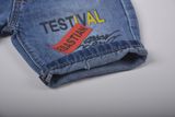  Quần short jean bé trai TrueKids Hàng Xuất Vải Mịn Mềm in testival 