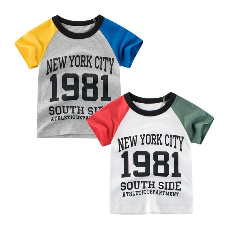  Áo thun bé trai TrueKids cộc tay thể thao New York City 