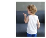  Áo ba lỗ bé trai TrueKids cotton 100% mềm mịn in hình ô tô và gấu 