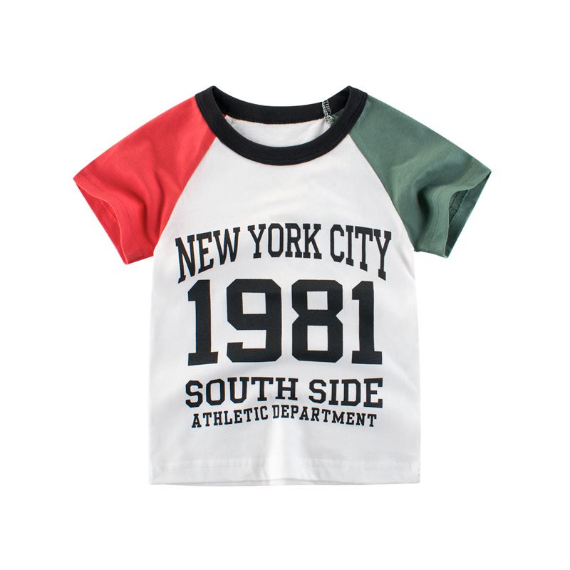  Áo thun bé trai TrueKids cộc tay thể thao New York City 