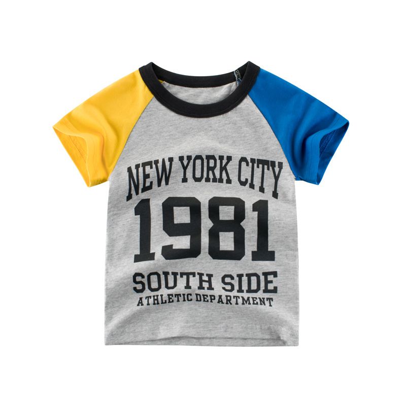  Áo thun bé trai TrueKids cộc tay thể thao New York City 