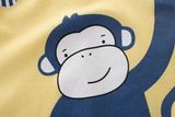  Áo thun trẻ em 27Kids, áo thun ngắn tay bé trai in hình Khỉ, Hưu Cao Cổ, Sư Tử 