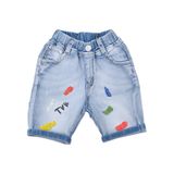  Quần short jean bé trai TrueKids Hàng Xuất Vải Mịn Mềm in TVB 