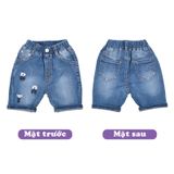  Quần short jean bé trai TrueKids Hàng Xuất Vải Mịn Mềm thêu S.A.T 