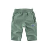  Quần short bé trai 27Kids, quần thun họa tiết thêu cá mập chất cotton hàng xuất 