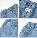  Quần short jean bé trai 2 màu basic 