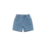  Quần short jean bé trai 2 màu basic 