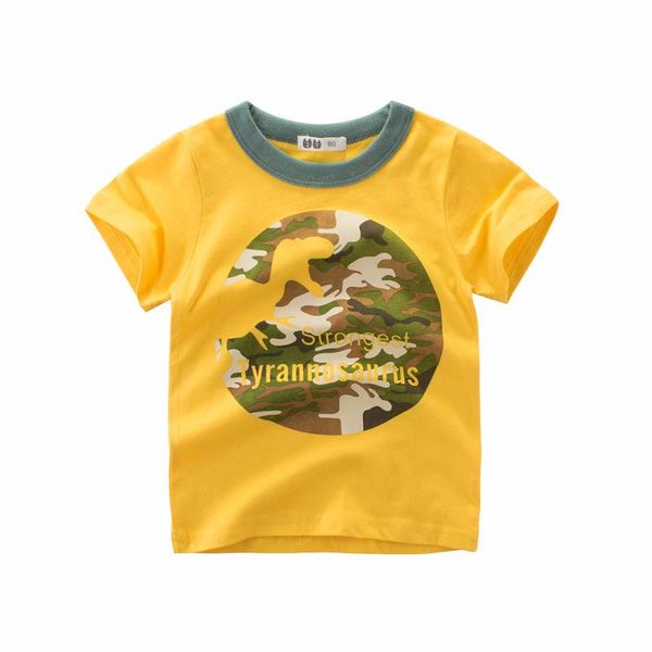  Áo thun trẻ em 27kids, Áo thun ngắn tay bé trai TrueKids in hình khủng long 4 màu 