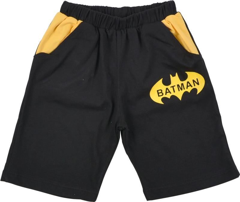  Bộ siêu nhân batman cho bé trai TrueKids, chất cotton 4 chiều quần phối vàng logo batman 