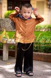 Áo bà ba Hương Lụa áo bà ba bé trai màu nâu