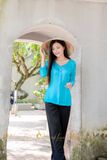 Áo bà ba lụa Thái Tuấn xanh