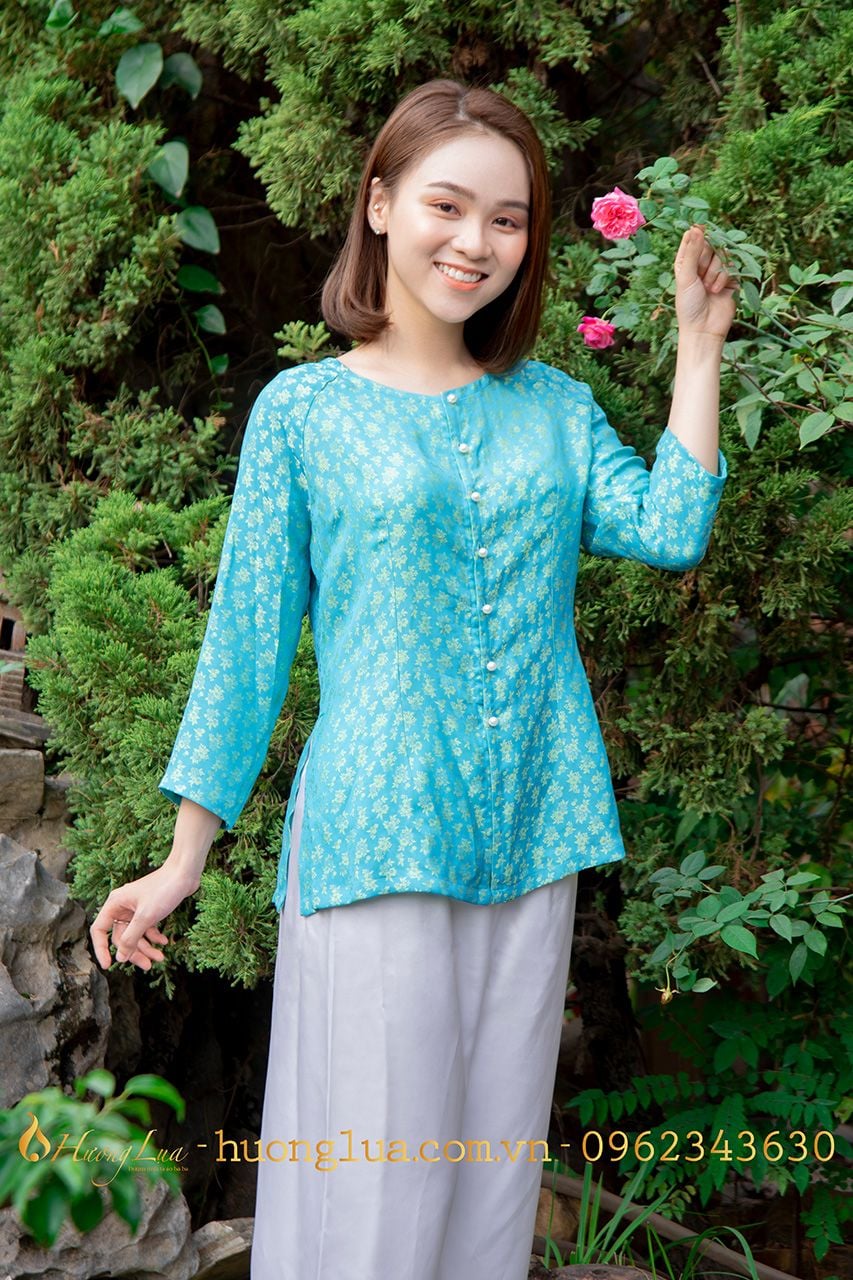 ban ao ba ba mau xanh