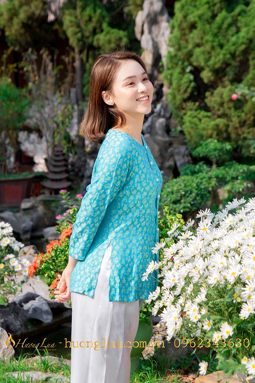 ban ao ba ba mau xanh