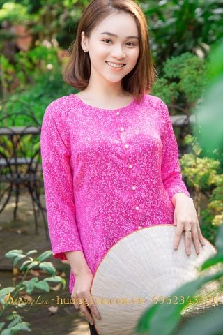 Bán áo bà ba hồng lụa Thái Tuấn