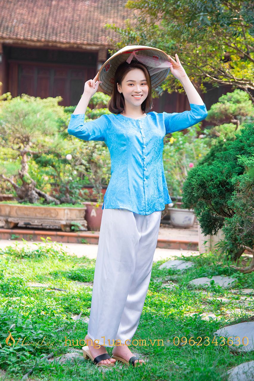 ban ao ba ba mau xanh duong