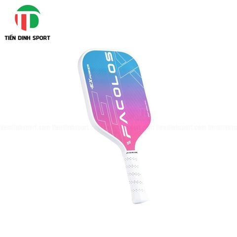 Bộ 2 vợt Pickleball Facolos Sport Series - ExPower White 14mm - Siêu Tốt Cho Người Mới Bắt Đầu