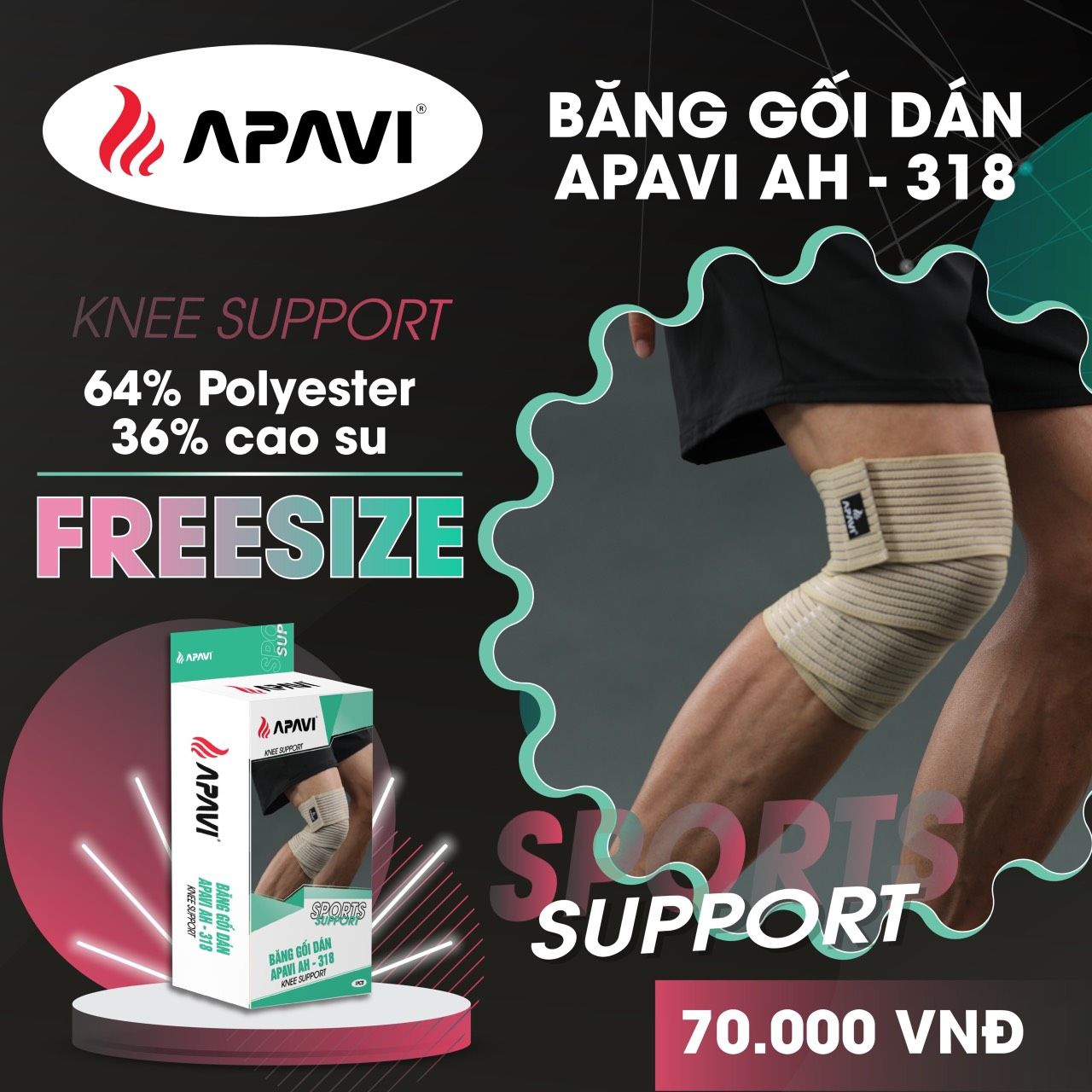 Băng dán gối Apavi AH-318