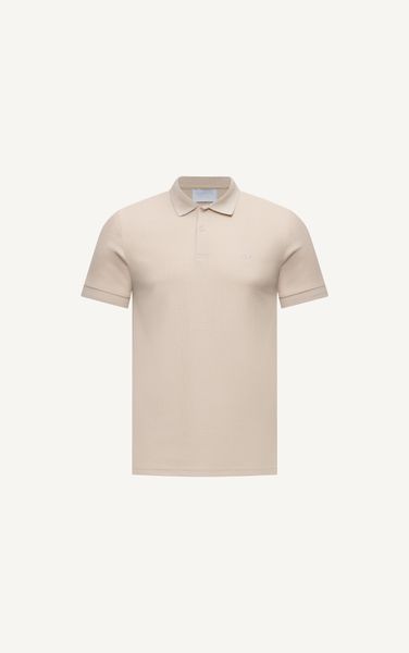  AG02 STUDIO SLIMFIT POLO  - PALE YELLOW