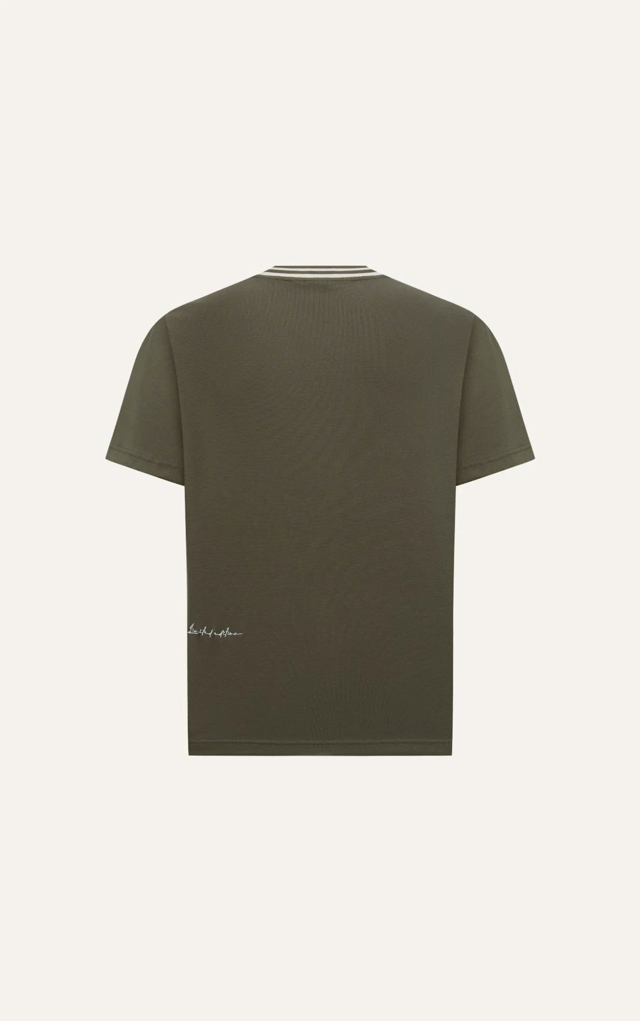 AG05 STUDIO LOOSE FIT LOGO T-SHIRT - OLIVE