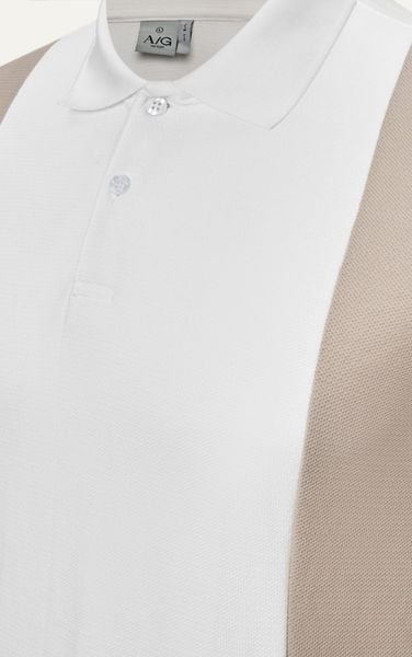  T71 FACTORY SLIMFIT POLO WITH MIX COLOR - BEIGE 