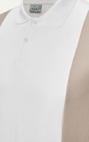 T71 FACTORY SLIMFIT POLO WITH MIX COLOR - BEIGE