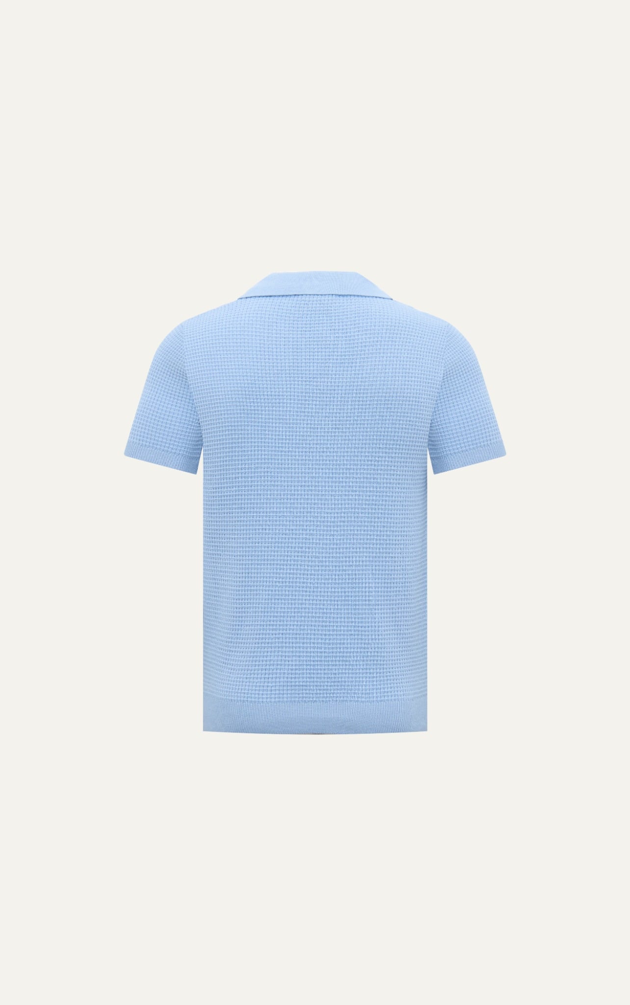 AG739 PREMIUM REGULAR FIT KNIT POLO - BLUE