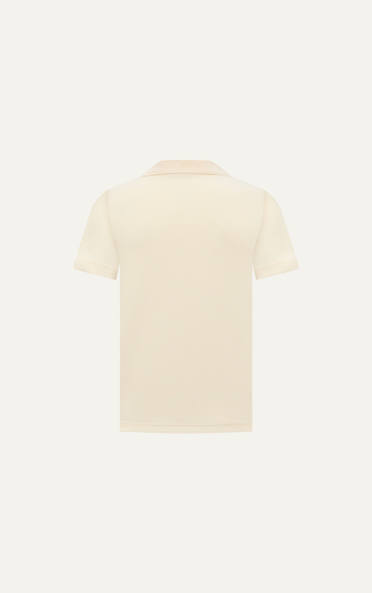 AG001 STUDIO LOOSE FIT BASIC POLO - OFF WHITE