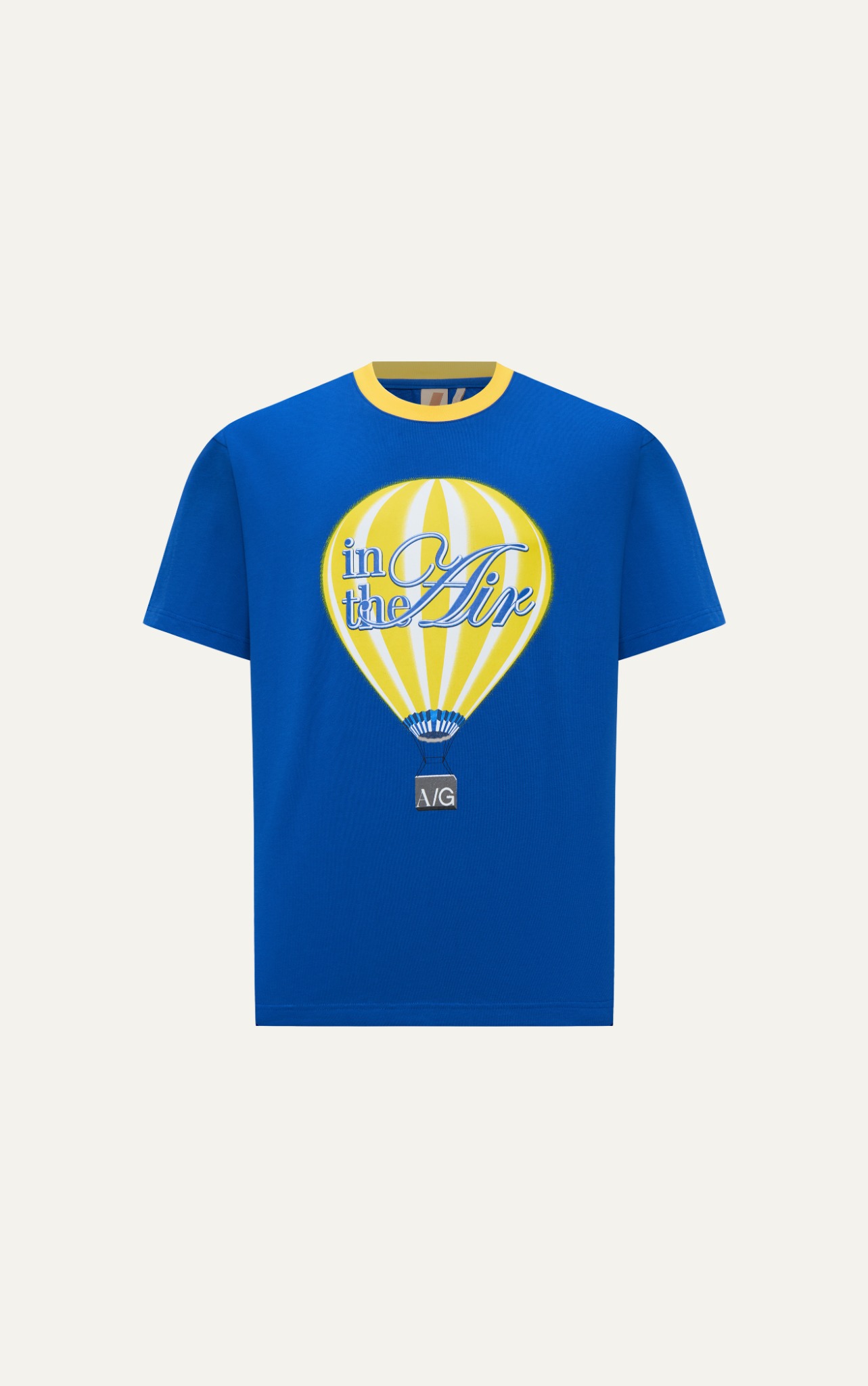 AG09 STUDIO LOOSE FIT LOGO T-SHIRT - BLUE