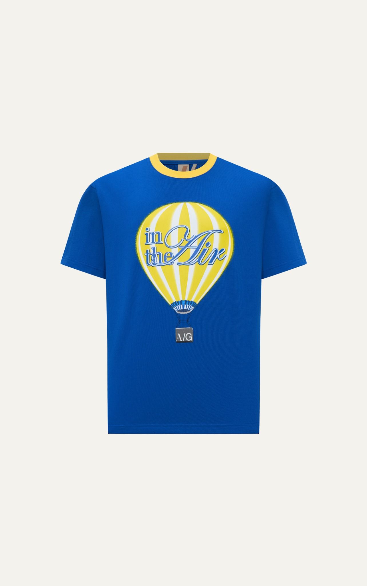  AG09 STUDIO LOOSE FIT LOGO T-SHIRT - BLUE 