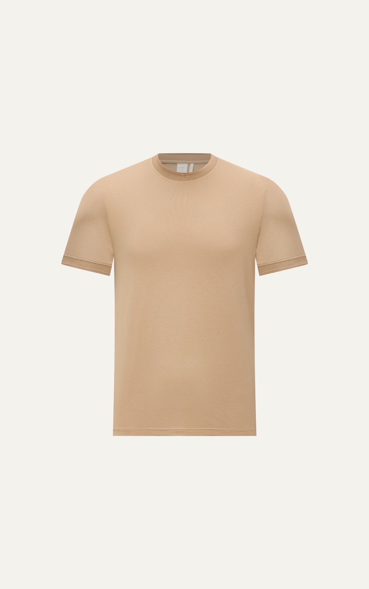 AG080 PREMIUM REGULAR FIT BASIC T-SHIRT - BEIGE