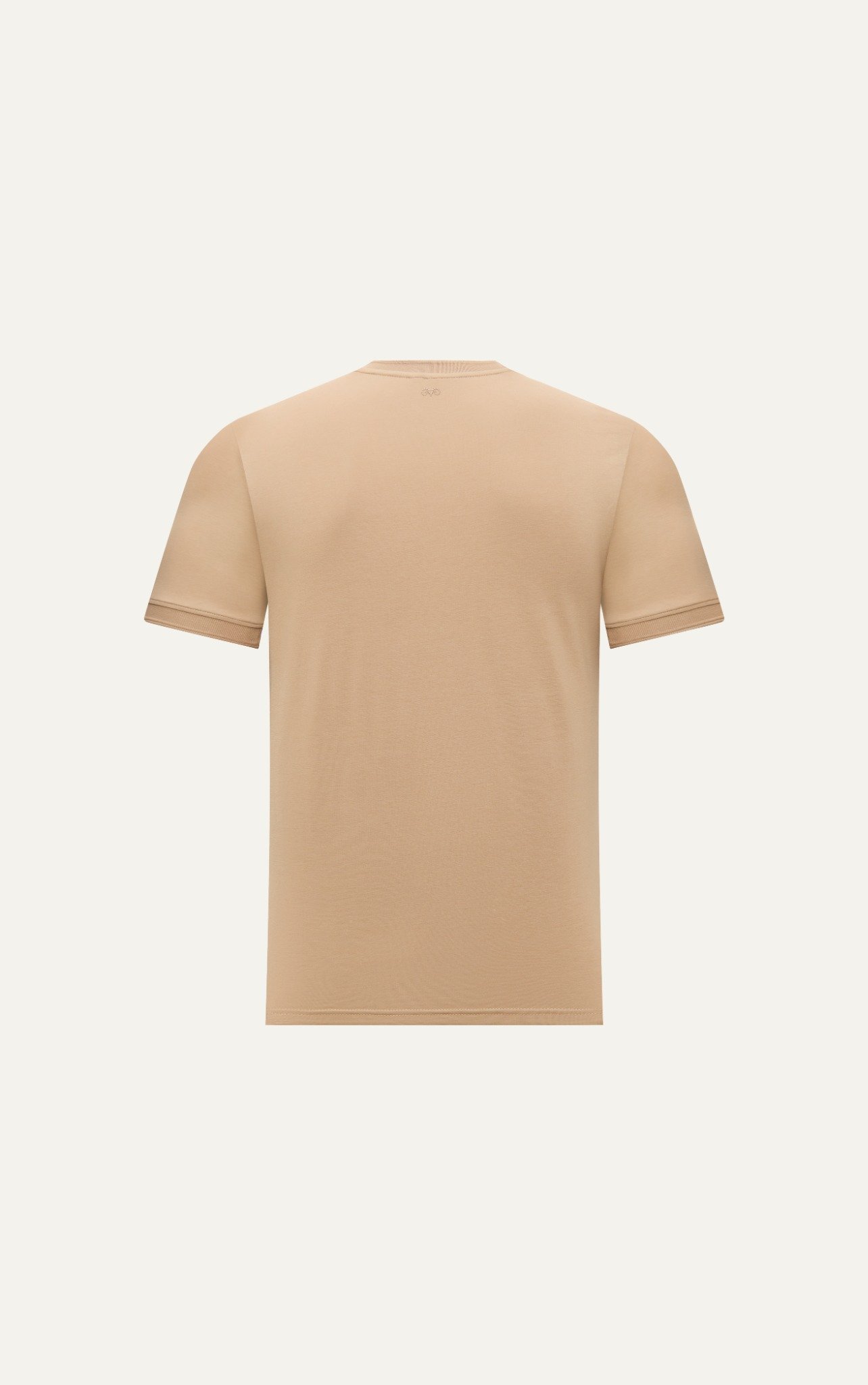AG080 PREMIUM REGULAR FIT BASIC T-SHIRT - BEIGE