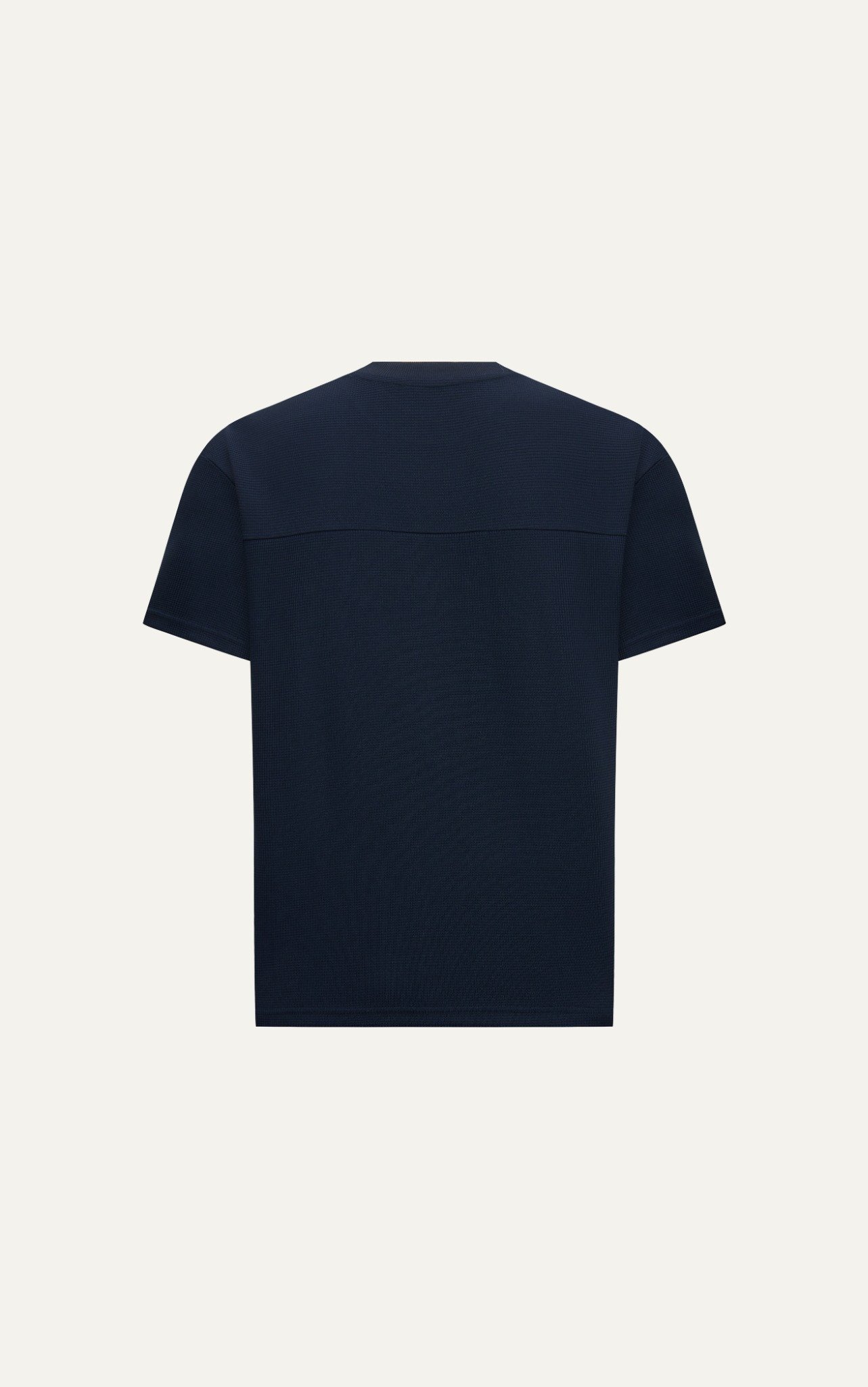 AG09 PREMIUM LOOSE FIT HANDWRITTEN LOGO T-SHIRT - DARK BLUE