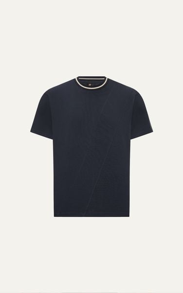  AG742 STUDIO LOOSE FIT BASIC T-SHIRT - PRUSSION BLUE
