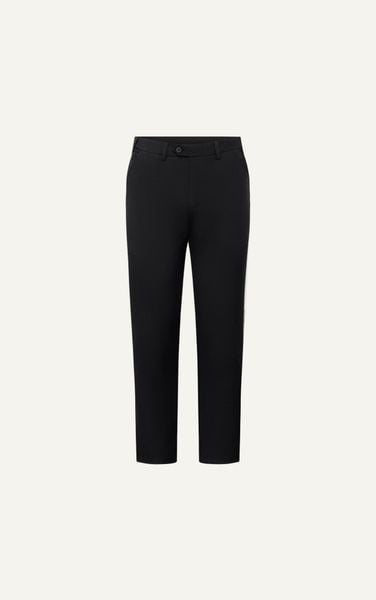  AG508 PREMIUM SLIMFIT ELASTIC WAIST TROUSERS - BLACK