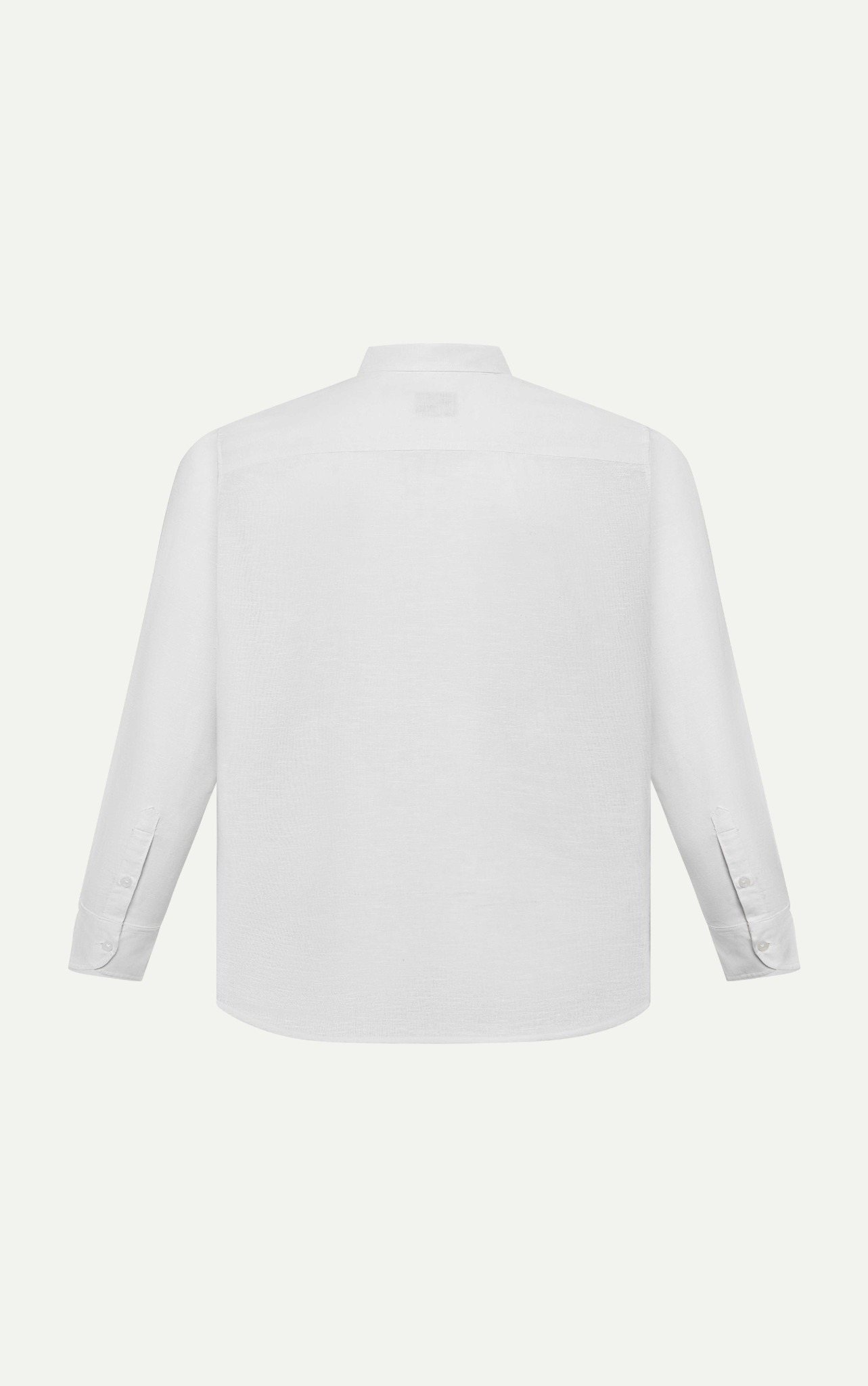 AG540 STUDIO REGULAR FIT LINEN SHIRT - WHITE