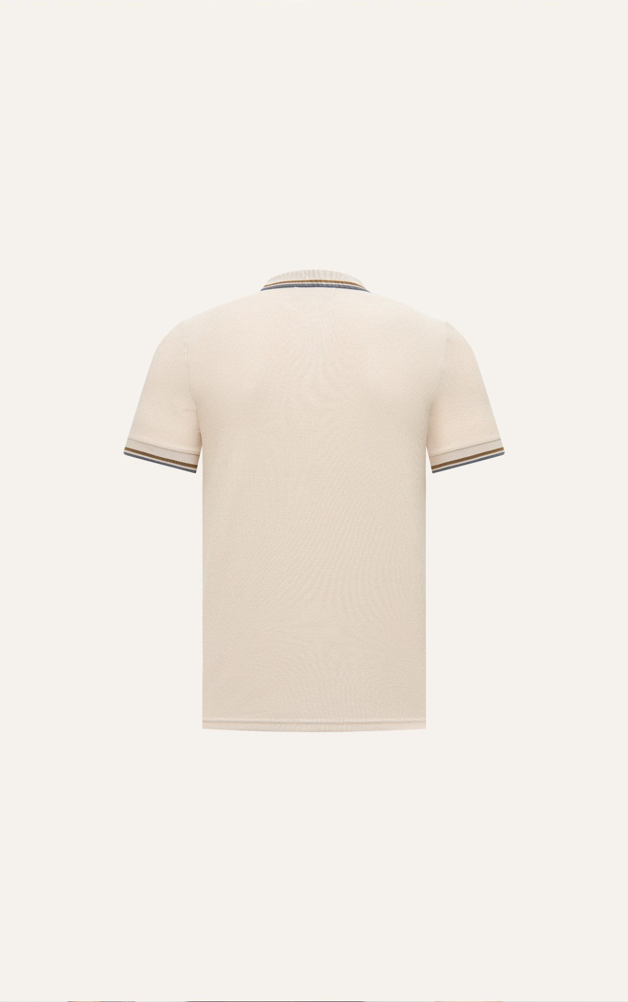 AG6101 PREMIUM SLIMFIT POLO - BEIGE