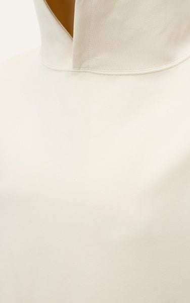 AG734 STUDIO LOOSE FIT CLOSE FITTING HOODIE - OFF WHITE 