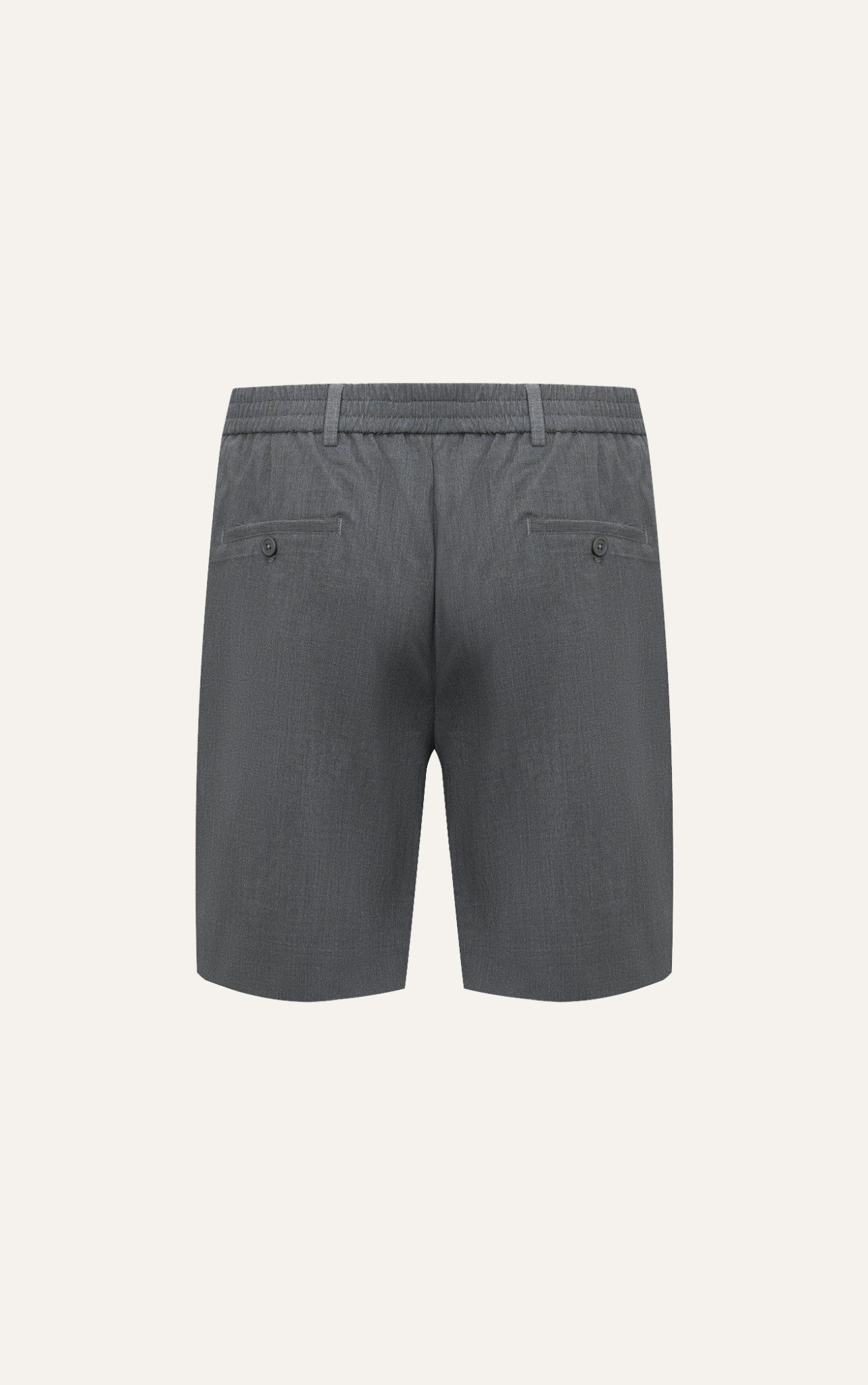 AG18 STUDIO LOOSE FIT PLEATED SHORT - GREY