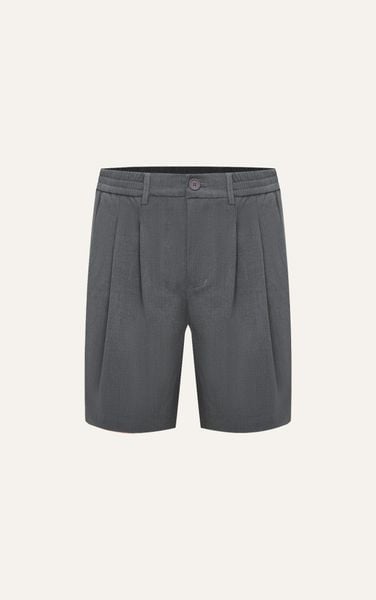  AG18 STUDIO LOOSE FIT PLEATED SHORT - GREY