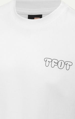 AG15 STUDIO LOOSE FIT BUBLE PRINTED LOGO T-SHIRT - WHITE