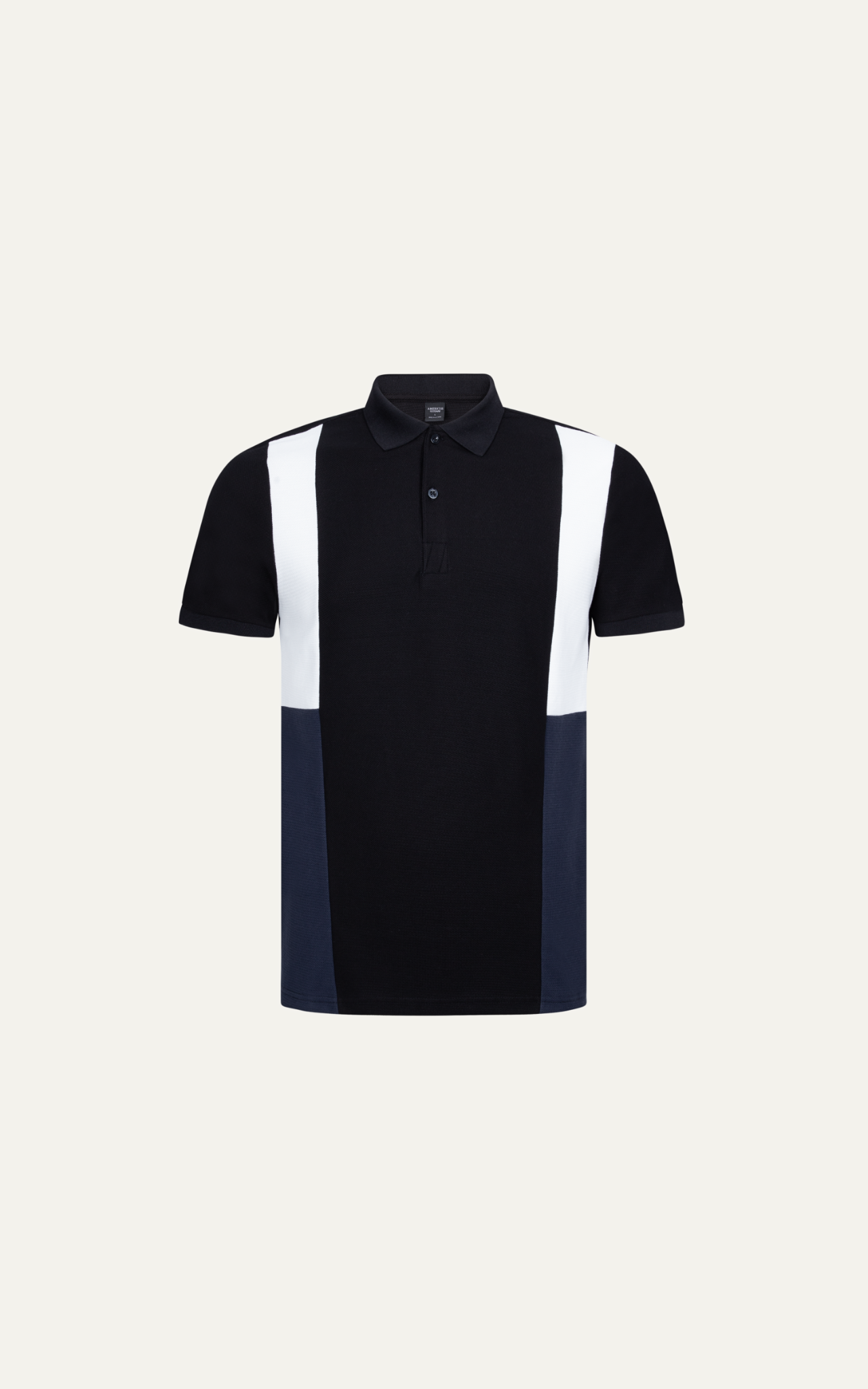  T65 FACTORY SLIMFIT STRIPED POLO - BLACK 