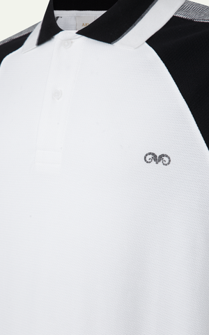 AG003 PREMIUM REGULAR FIT POLO - WHITE
