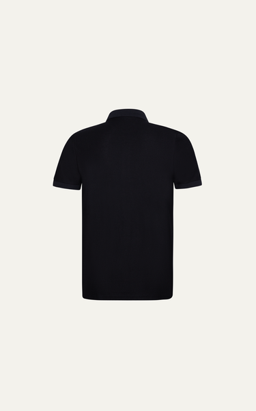  T65 FACTORY SLIMFIT STRIPED POLO - BLACK 